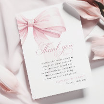 Roze Strik Baby Shower