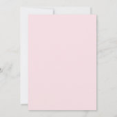Roze Strik Baby Shower Uitnodiging 🎀💕 (Achterkant)