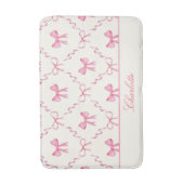 Roze Strik Badmat (Voorkant Verticaal)