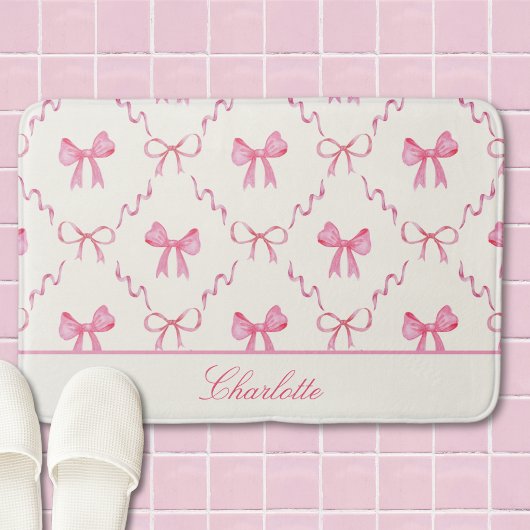 Roze Strik Badmat