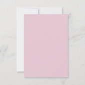 Roze Strik Bedankkaart (Achterkant)