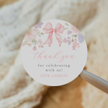 Roze Strik Bloem Meisje Baby Shower