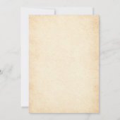 Roze strik Bloemen Hoofdstuk Een eerste verjaardag Kaart (Achterkant)