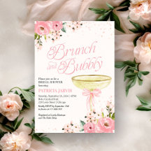 Roze Strik Bloemige Brunch en Mousserende Wijn Bru