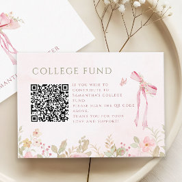 roze strik bloemisterij tuin afstudeer fonds voor  informatiekaartje