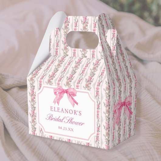 Roze Strik Bruidsmeisje Bruiloft Feest Bedankdoosjes