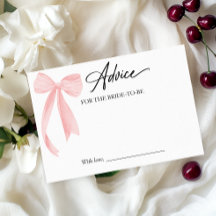 Roze Strik Bruidsuitnodiging Advies voor de Bruid 