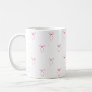 Roze Strik Bruiloftsborrel Koffiemok