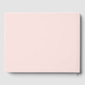 Roze strik Bruiloftsfeest Gastenboek (Achterkant)