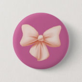 Roze strik Button (Voorkant)