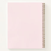 Roze strik citaat notitieboek (Achterkant)