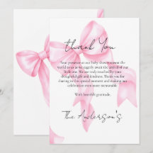 Roze Strik Coquette Baby Shower