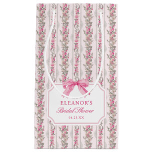 Roze Strik Coquette Bruiloft Feest Kleine Cadeauta Klein Cadeauzakje