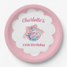 Roze Strik Coquette Disco Bal Meisje Verjaardag