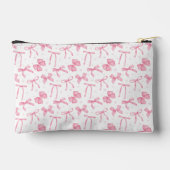 Roze Strik Coquette Esthetiek Aangepaste Naam Etui (Achterkant)