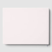 Roze Strik Coquette Script Sweet 16 Blush Gastenboek (Achterkant)