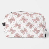 Roze Strik Cosmetische Tas (Voorkant)