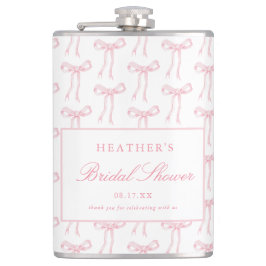 Roze strik de knoop Vrijgezellenfeest gunsten Heupfles