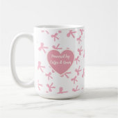 Roze Strik Droom Koffiemok (Links)