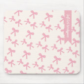 Roze Strik Droom Muismat (Voorkant)