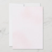 Roze Strik Elegant Eenentwintigste Verjaardag Kaart (Achterkant)