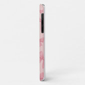 Roze strik en harten gepersonaliseerde telefoonhoe Case-Mate iPhone case (Achterkant/links)