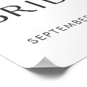 Roze strik Espresso Martini Vrijgezellenfeest - 24 Poster (Hoek)