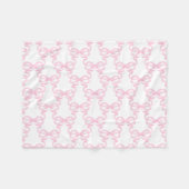 Roze Strik Fleece Deken (Voorkant (Horizontaal))