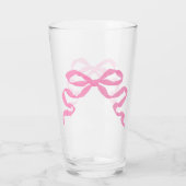 Roze Strik Glas (Achterkant)