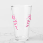Roze Strik Glas (Links)