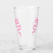 Roze Strik Glas (Rechts)