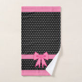 Roze Strik Handdoekenset Bad Handdoek (Handdoek)