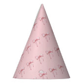 Roze Strik Hoedjes Verjaardagsfeestje (Links)