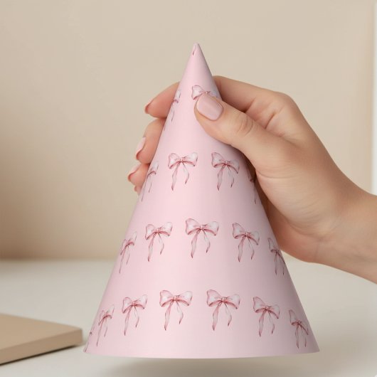 Roze Strik Hoedjes Verjaardagsfeestje