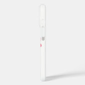 roze strik hoesje voor telefoon (Achterkant / Links)