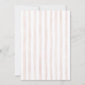 Roze Strik Ijs Verjaardag Kaart (Achterkant)