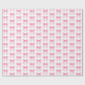 roze strik inpakpapier (Vlak)