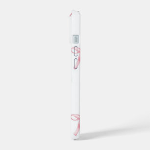 Roze strik iPhone hoesje 15 Case