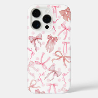 Roze strik iPhone-hoesje iPhone 16 Pro Hoesje