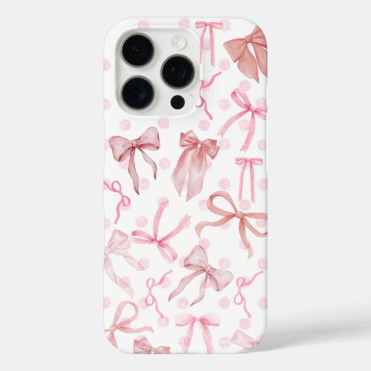 Roze strik iPhone-hoesje Case-Mate iPhone Case (Achterkant)