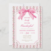 Roze Strik Is Ze Niet Een Wonderbaarlijk Meisje 1e Kaart (Voorkant)