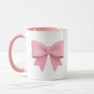 Roze Strik Koffiemok 🎀 Mok