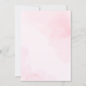 Roze strik konijn kaart (Achterkant)