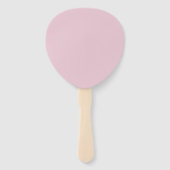 Roze Strik Lieve Baby Shower  Handwaaier (Achterkant)