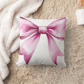 Roze Strik Lint Babykamer Kussen (Deken)