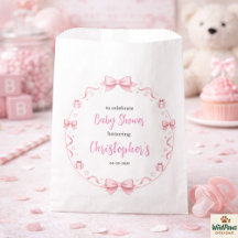 Roze Strik Meisje Baby Shower – Leuke & Mooie Fees