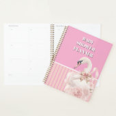 Roze Strik Meisje Baby Shower Planner (Display)