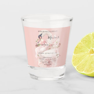 Roze Strik Meisje Baby Shower Shot Glas
