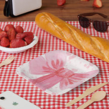 Roze Strik Meisje Verjaardag