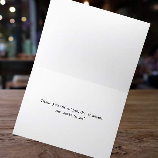 Roze strik met kersen Eenvoudige Waterverf Bedankkaart